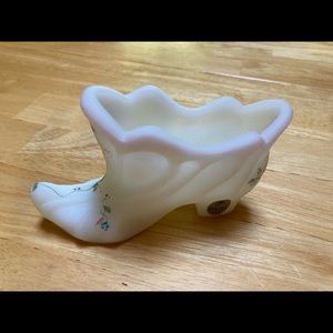 Fenton Handpainted Slipper